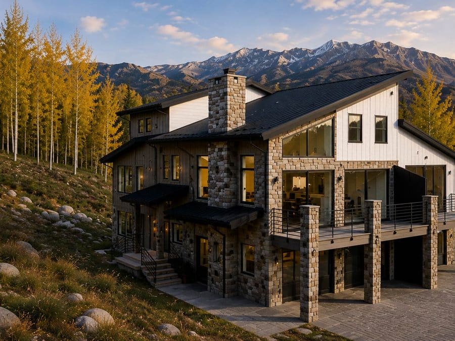 Crested Butte Architect designed custom mountain home, Whetstone House in Crested Butte South
